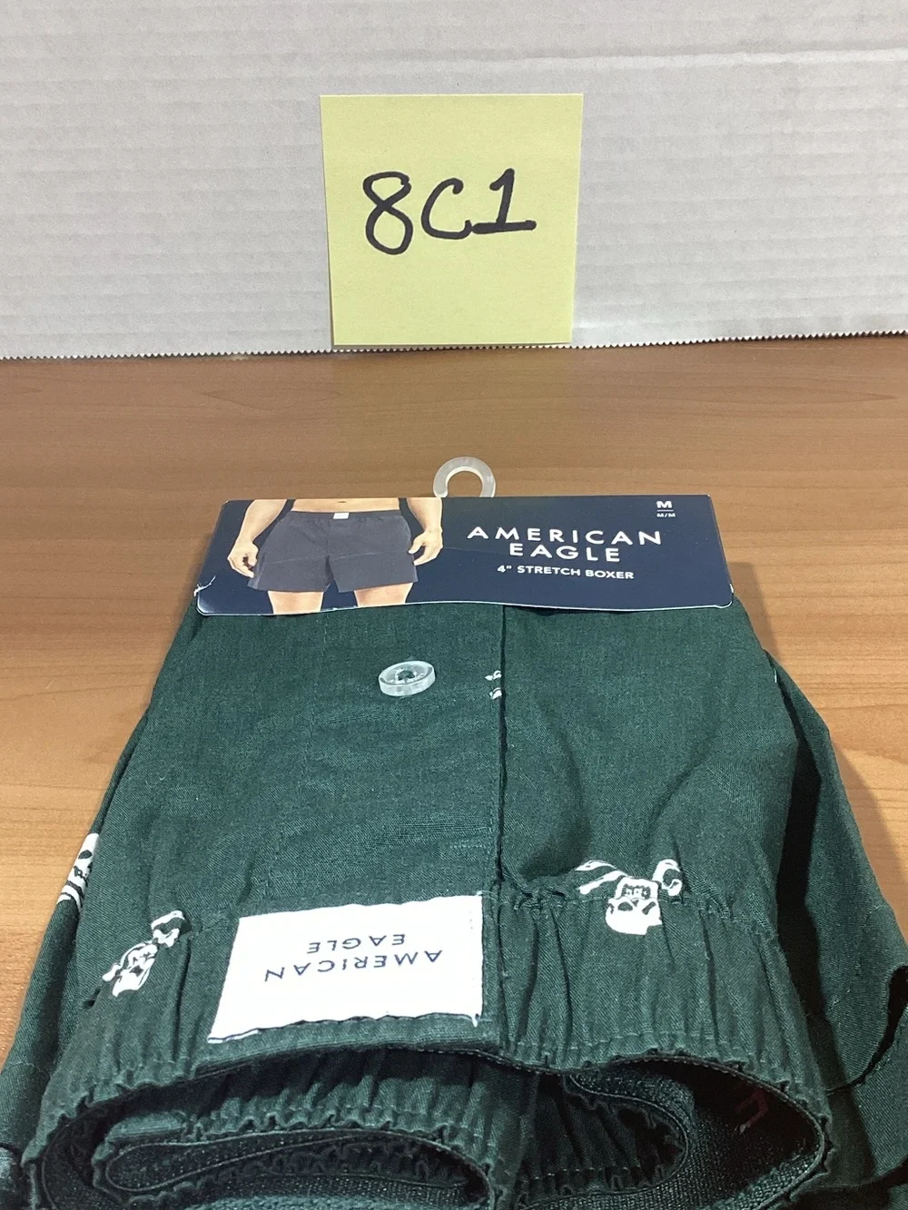 American Eagle Outfitters Dark Green Boxer Shorts